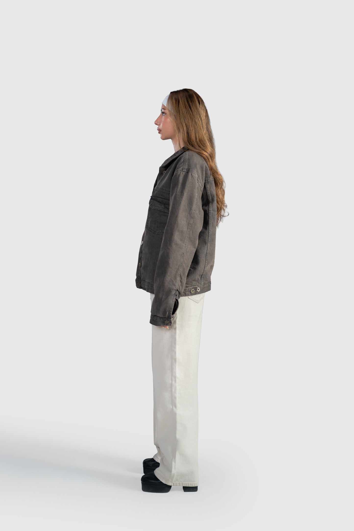 Ash Brown Denim Jacket