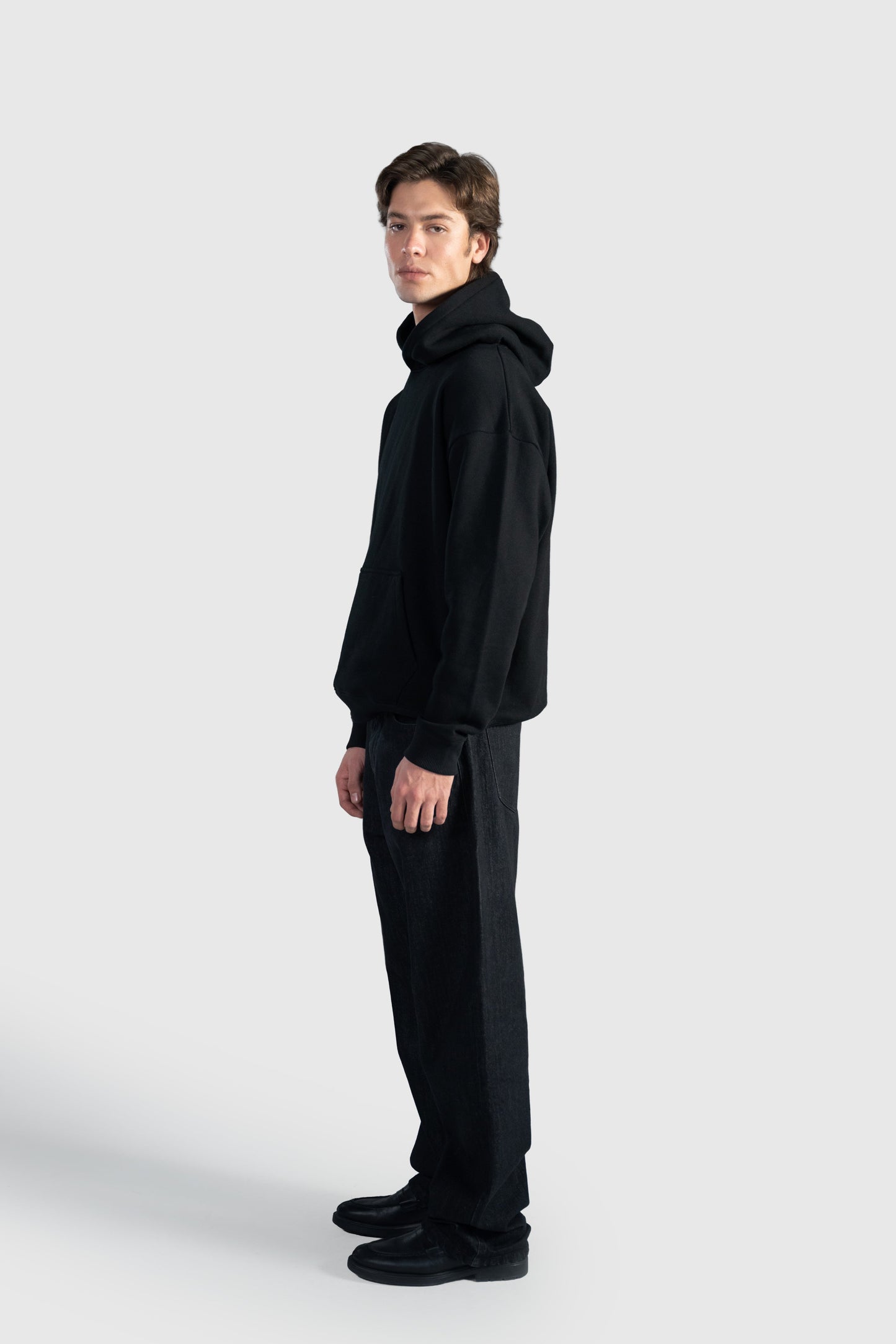 Raw Black Straight Leg