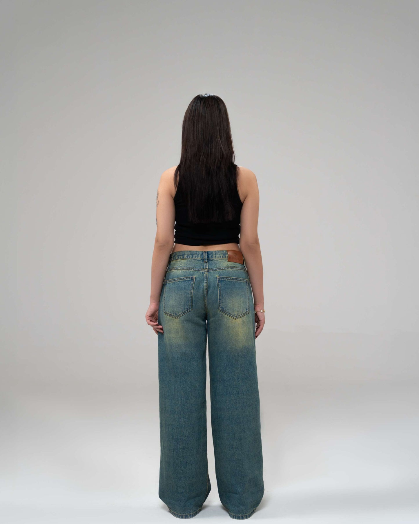 Vintage Blue Wide Leg (Low Rise)