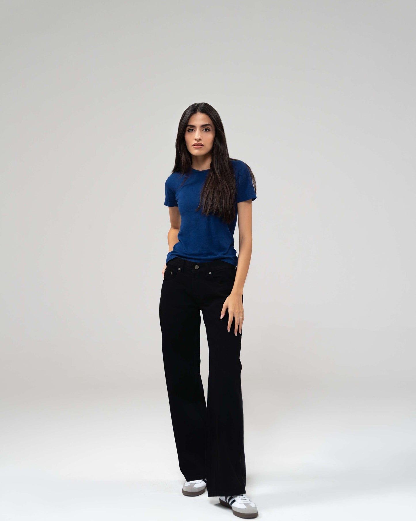 Jet Black Straight Leg (Low Rise)