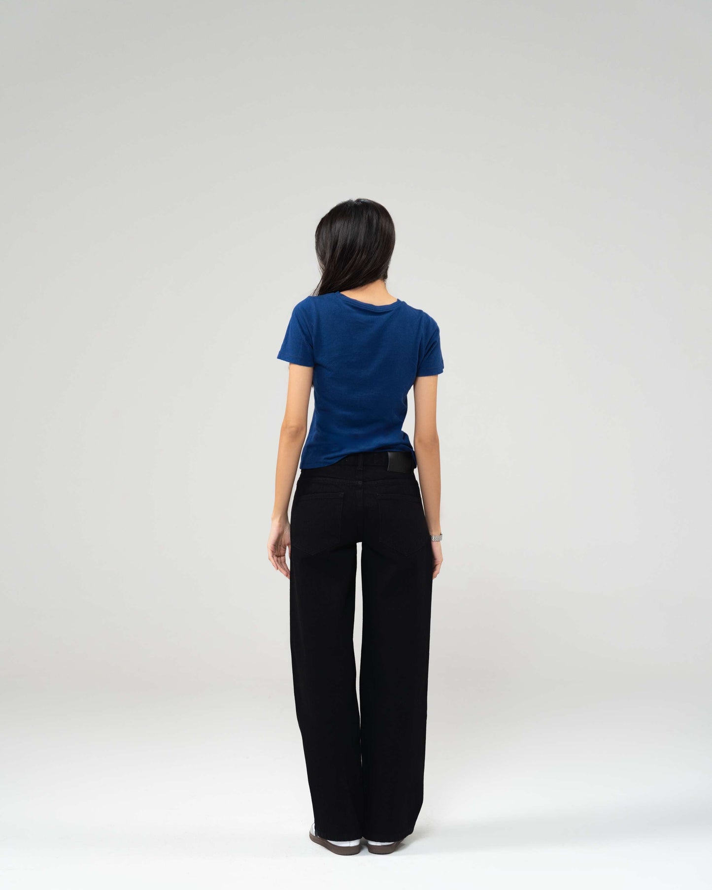 Jet Black Straight Leg (Low Rise)