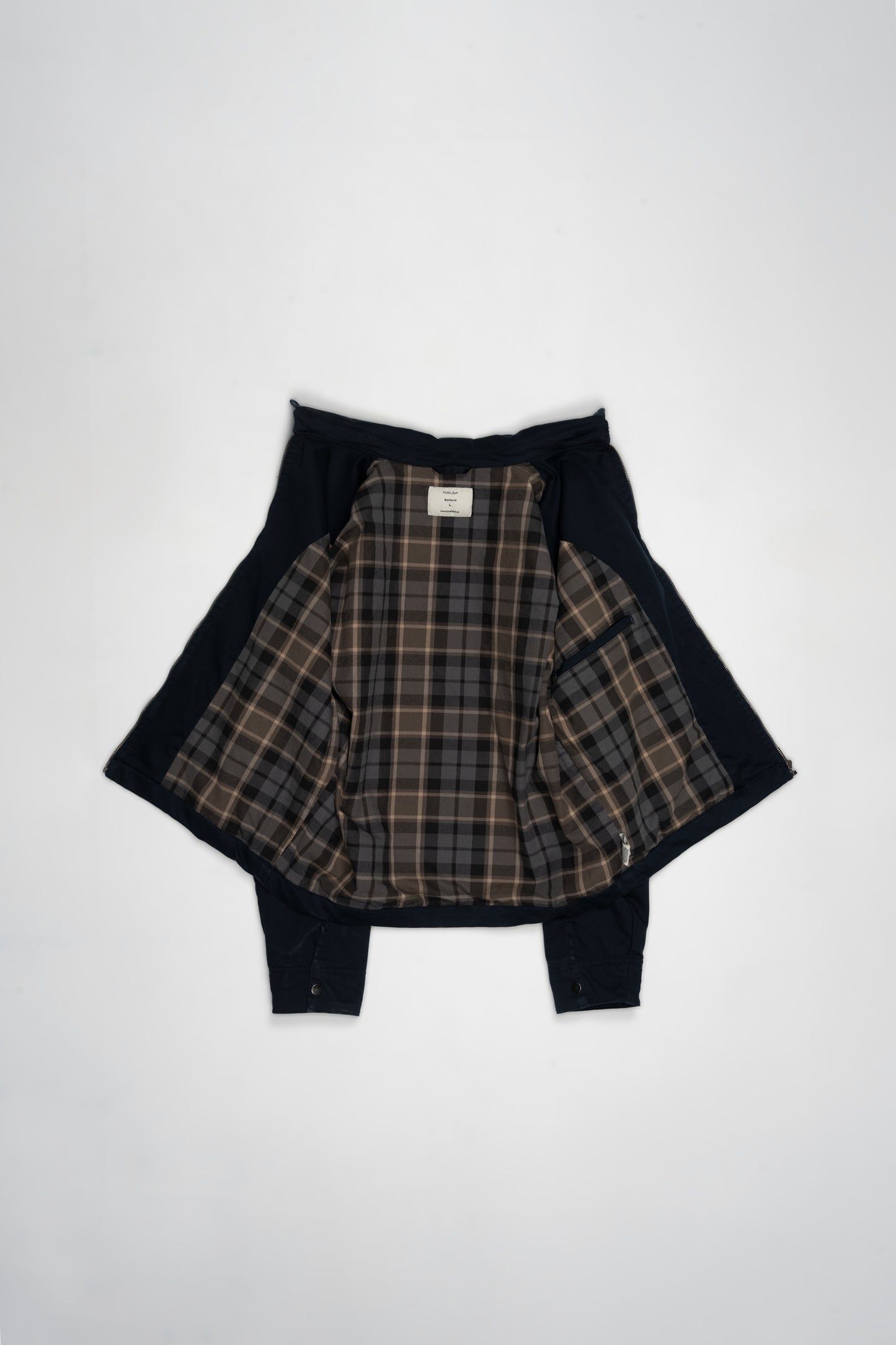 Navy Harrington Jacket