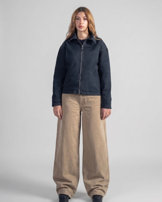 Beige Wide Leg (Low Rise)