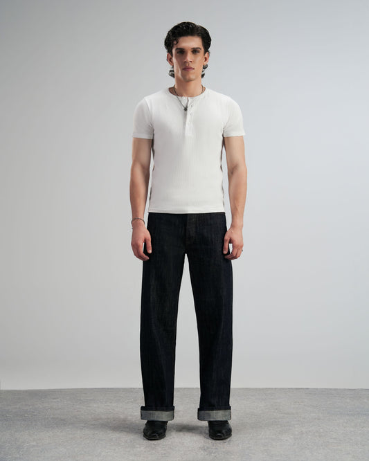 Raw Blue Selvedge Straight Leg V2