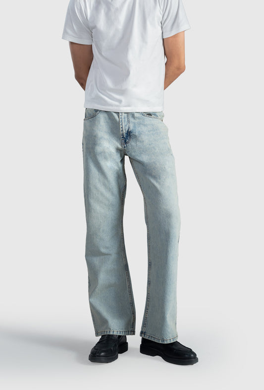 Powder Blue Bootcut