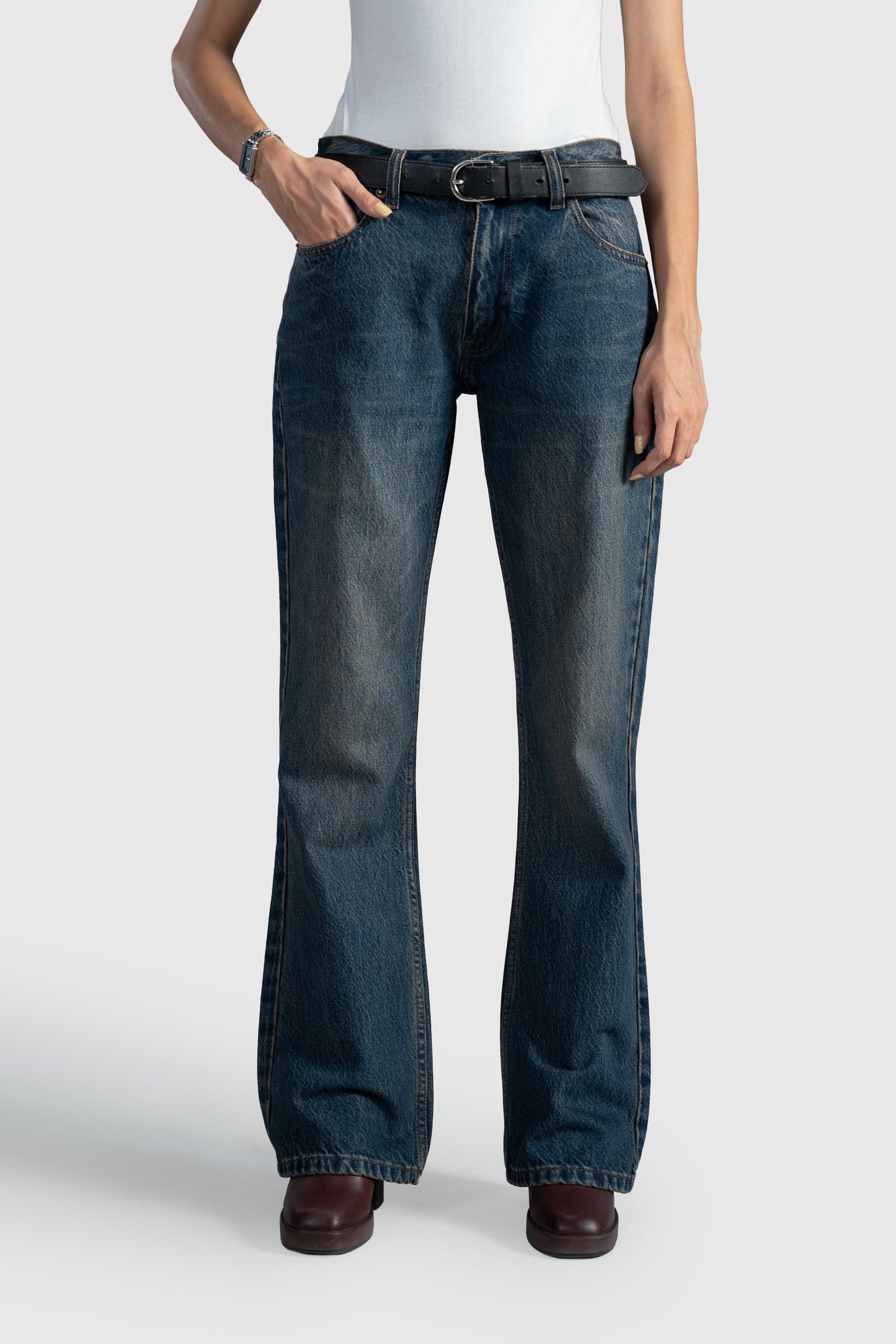 Rustic Blue Flare (Low Rise)