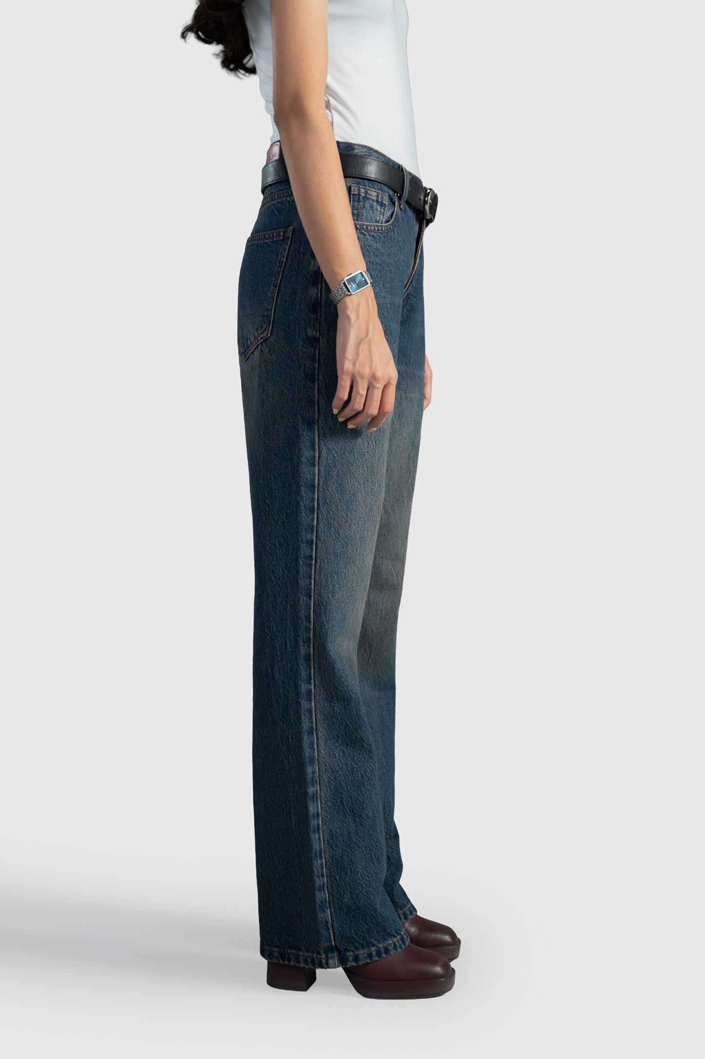 Rustic Blue Flare (Low Rise)