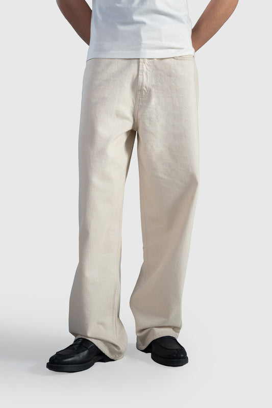 Ecru Wide Leg