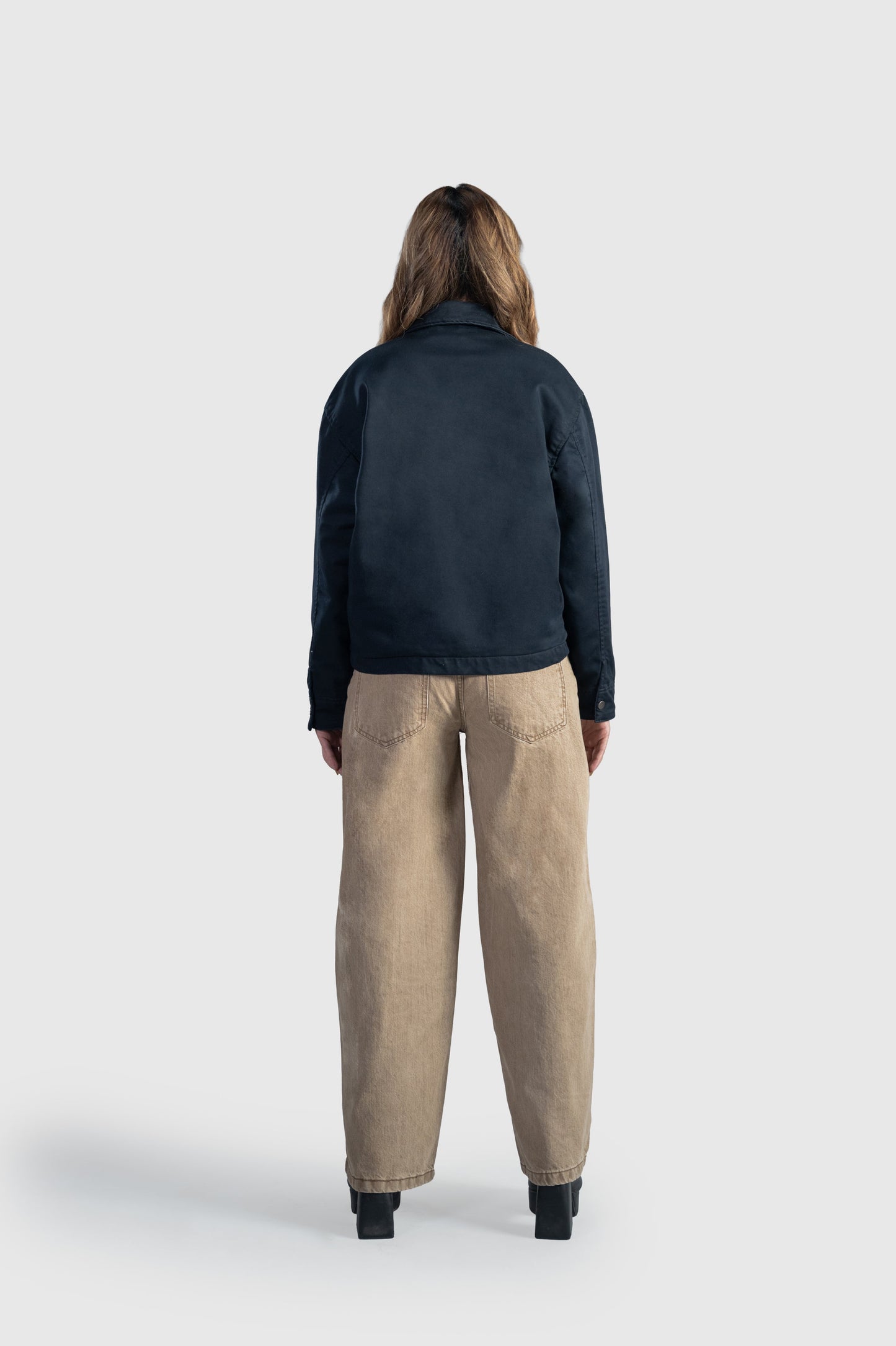 Beige Wide Leg (Low Rise)