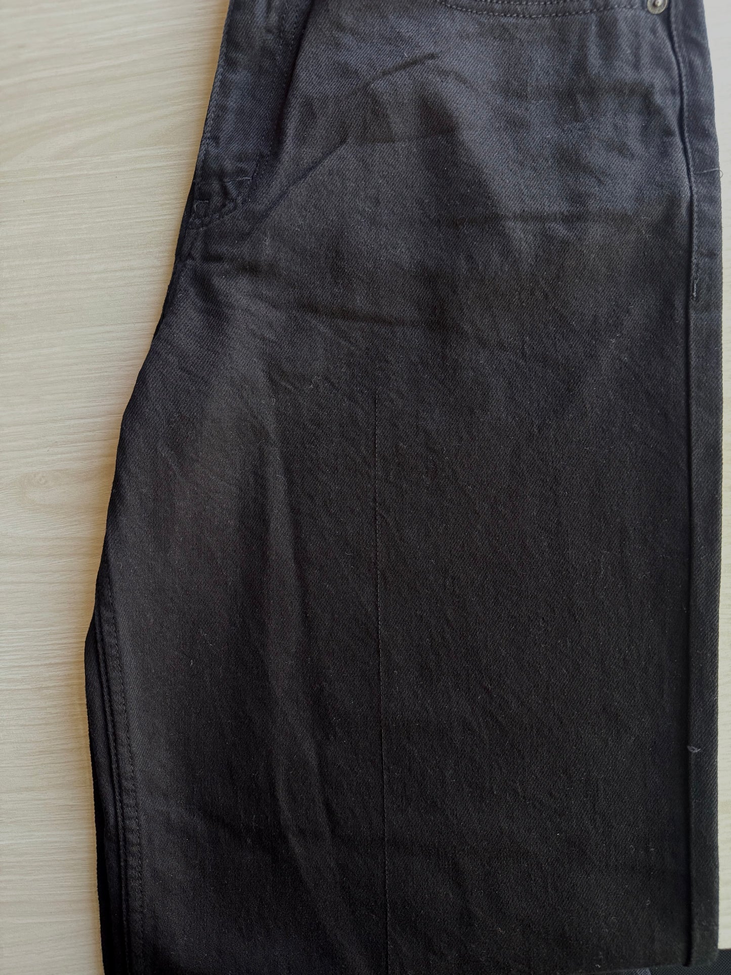 Jet Black Wide Leg - The Imperfect Edit