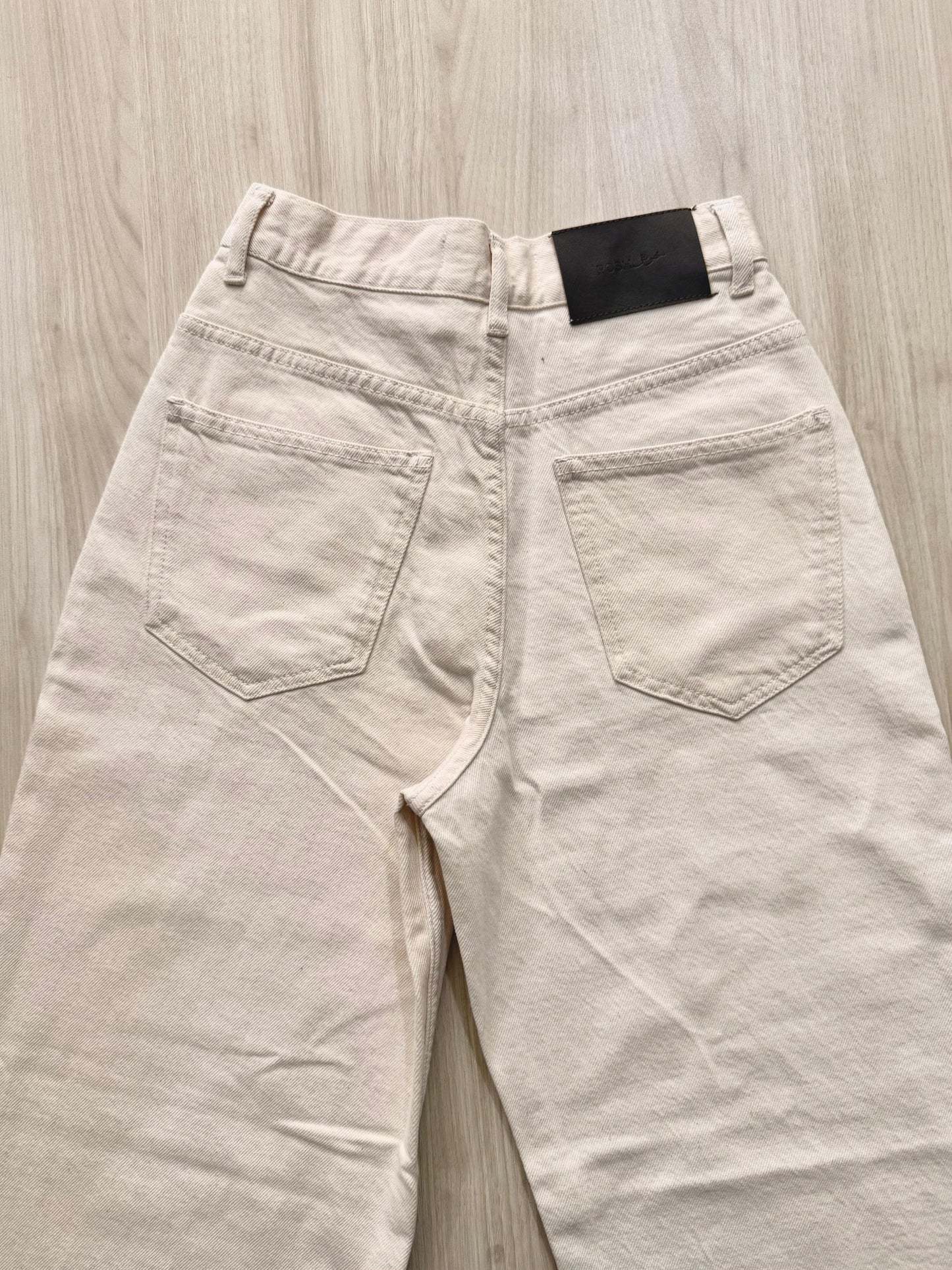 Ecru Wide Leg - The Imperfect Edit