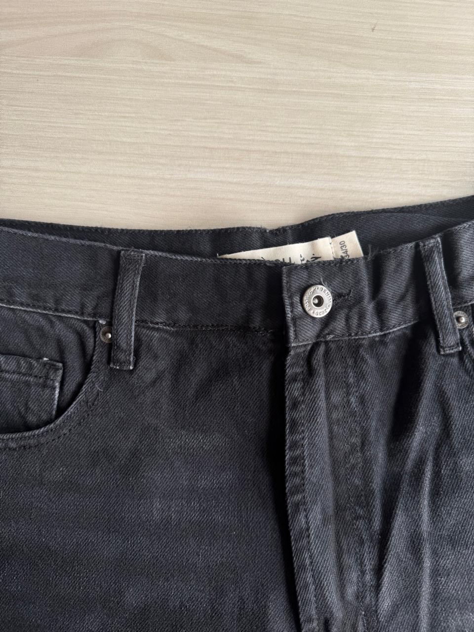 Charcoal Black Wide Leg (Low Rise) - The Imperfect Edit